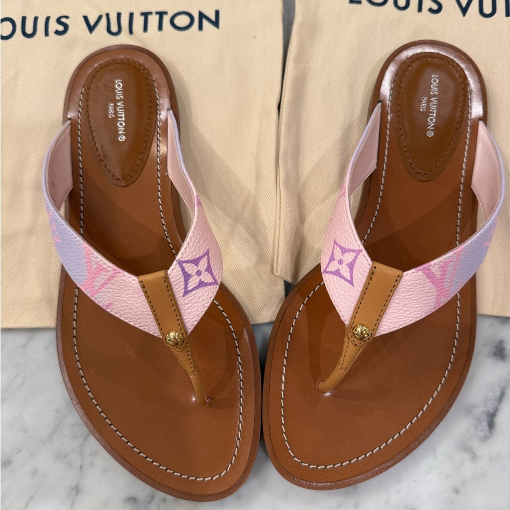 Louis Vuitton Monogram Ombré Sandals NEW!